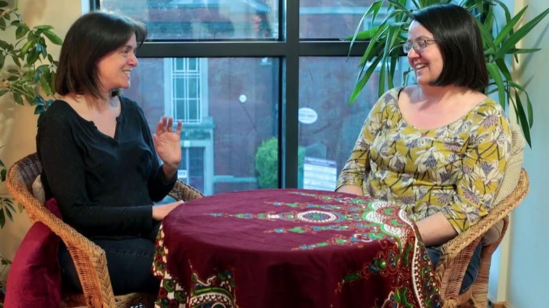 Anne Danerolle and Claire Thomas