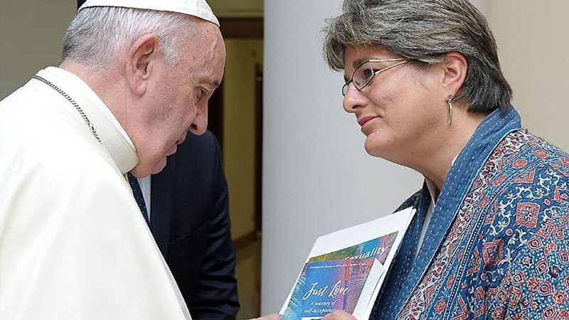 Jayne Ozanne meets the Pope