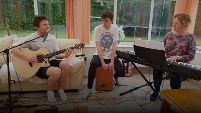 Worship group performs One Thing Remains